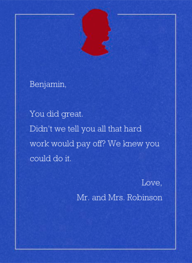 Lincoln Motif - Graduation Card by Paperless Post