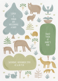 Forest Families - Baby Shower Invitation by Paperless Post