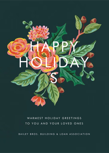 Jardin Noel - Business Holiday Card by Rifle Paper Co.