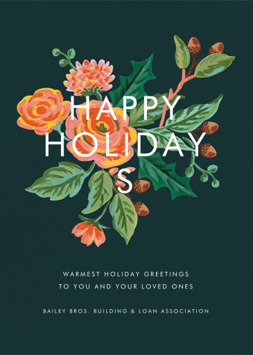 Jardin Noel - Business Holiday Card by Rifle Paper Co.
