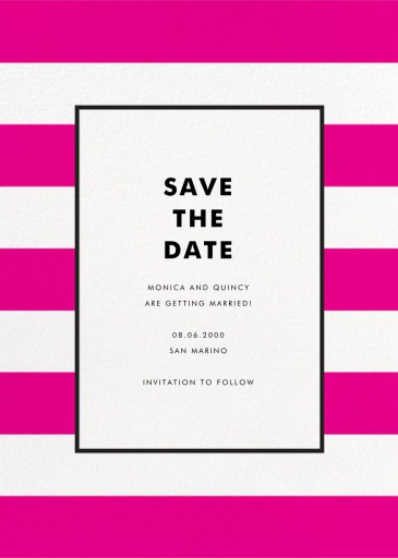 Stripe Suite (Save the Date) - Save the Date by kate spade new york