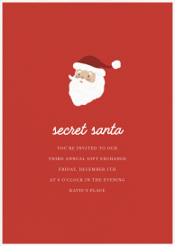 Signature Santa - Party Invitation by Sugar Paper