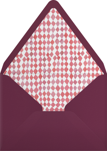 Colorful Pheasant Fall Invitation Envelope