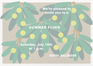 Lemon Drop Greenery by Gold Rush Paper