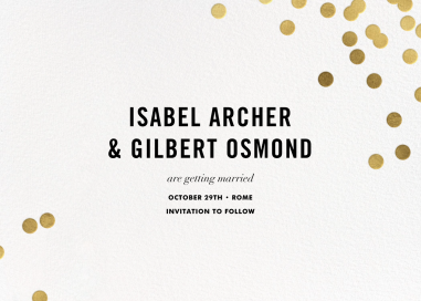 Confetti kate spade new york - Save the Date by kate spade new york