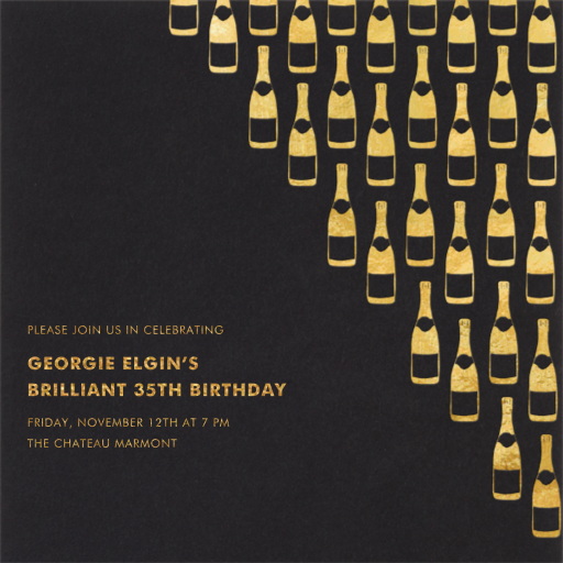 Champagne Gold by Paperless Post