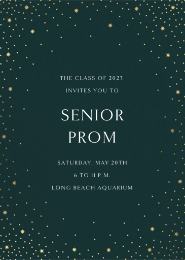 Modest Dazzle - Prom Invitation by Paperless Post
