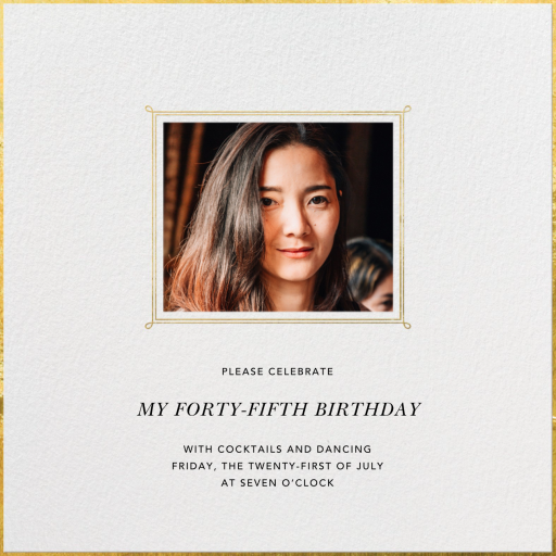 Traditional Frame - Birthday Invitation by Paperless Post