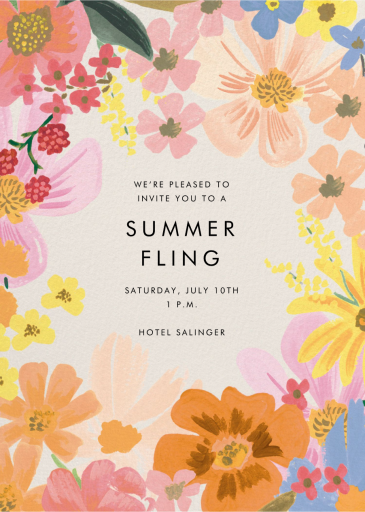 Marguerite Frame - Summer Party Invitation by Rifle Paper Co.