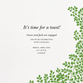 Fern II - Engagement Party Invitation by Paperless Post