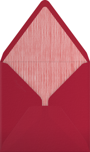Candy Cane - Paperless Post Envelope