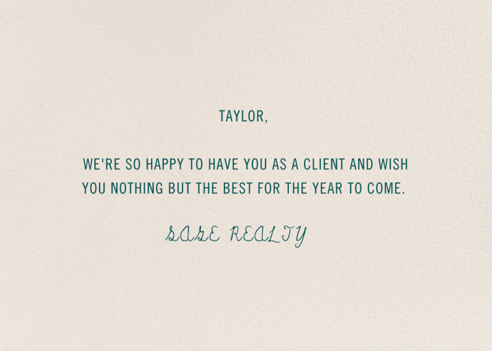 Lily of the Valley (Anna Emilia Laitinen) - Birthday Card by Red Cap Cards - Back