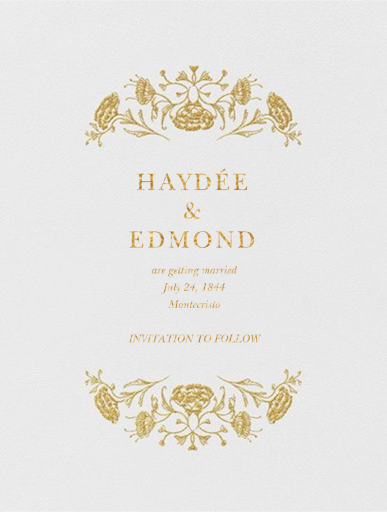 Grace I (Save The Date) by Paperless Post