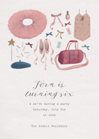 Prima Party - Birthday Invitation by Merrilee Liddiard