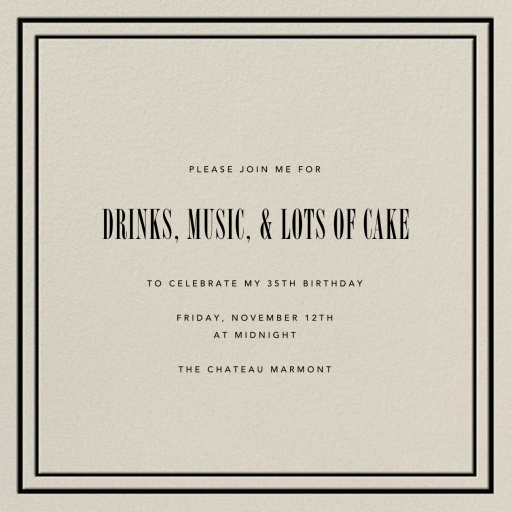 Rue - Alumni Event Invitation by Paperless Post