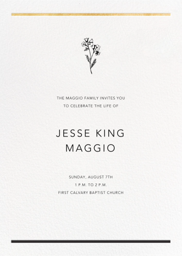 Minimal Foil Border by Paperless Post