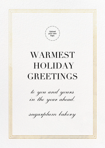 Triple Interior Border  - Holiday Card by Paperless Post