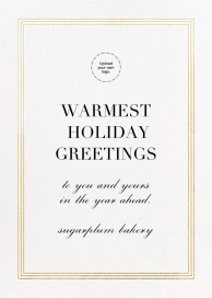 Triple Interior Border  - Holiday Card by Paperless Post