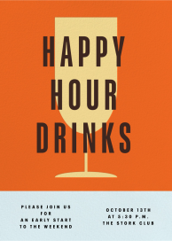 Drink It In - Happy Hour Invitation by Paperless Post