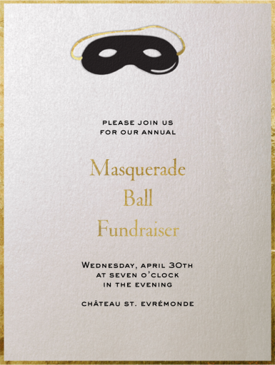 Domino Mask - Business Event Invitation by Paperless Post