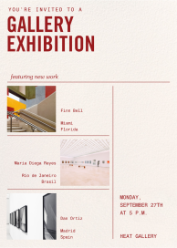 Modern Mood - Art Exhibition Invitation by Paperless Post