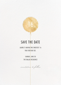 Mylar Balloon - Save the Date by Paperless Post