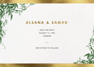 Deanei (Save The Date) by Paperless Post