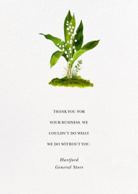 Muguet - Business Greeting Card by Felix Doolittle