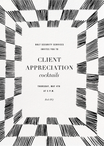 Kinetic - Cocktail Party Invitation by Kelly Wearstler