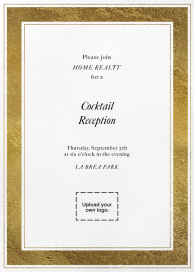 Triple Border (Customizable Template) - Cocktail Party Invitation by Paperless Post