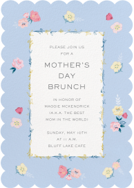 Pastel Roses - Mother's Day Invitation by Meri Meri