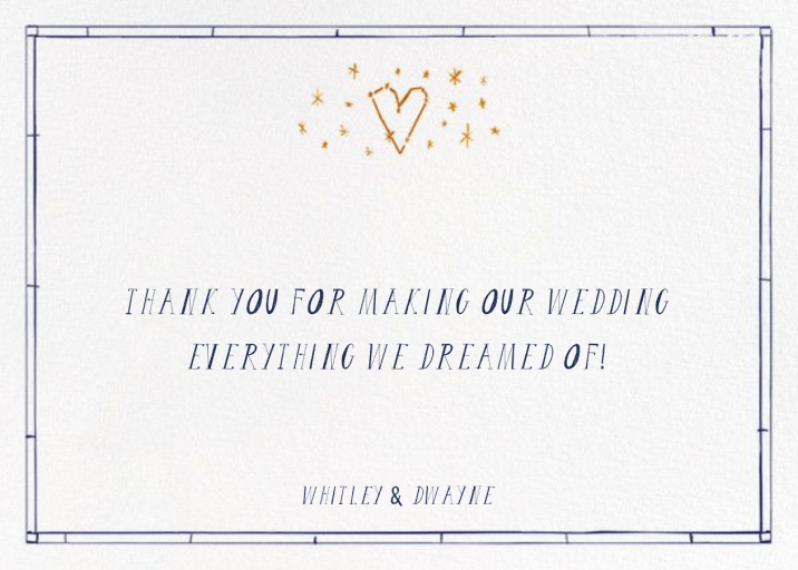 Miss Ophelia (Stationery) - Thank You Card by Mr. Boddington's Studio