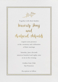 Dotted Frame Tall - Wedding Invitation by Paperless Post