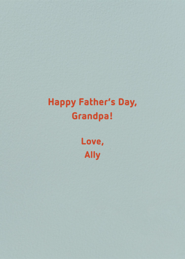 Soda Pops (Caroline Clark) - Father's Day Card by Red Cap Cards - Back
