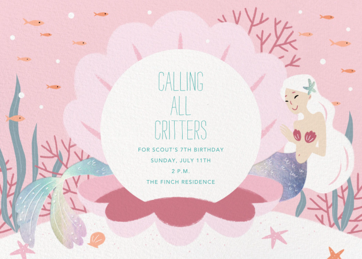 Mermaid Cove - Valentine's Day Invitation by Paperless Post