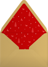 Snow Pine Valley (Horizontal) - Paperless Post Envelope