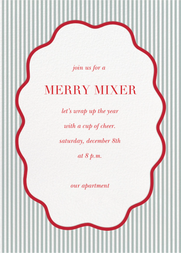 Festive Pinstripes by Sugar Paper