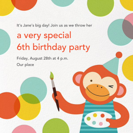 Monkey's Masterpiece by Petit Collage