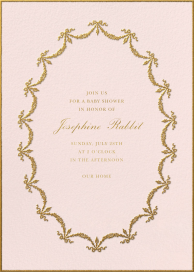 Ruban d’Or - Baby Shower Invitation by Ladurée