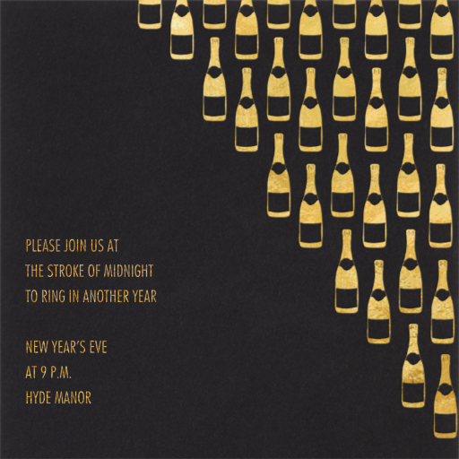 Champagne Gold - New Year's Eve Invitation by Paperless Post