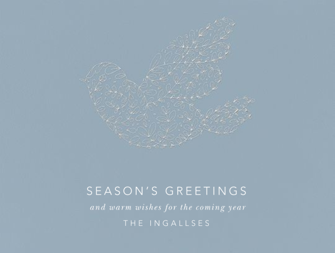 Vine Dove Fine - Holiday Card by Paperless Post
