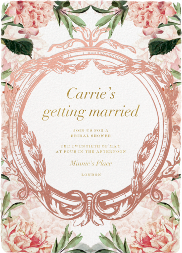 Romantic at Heart - Bridal Shower Invitation by Sketch Design Studio