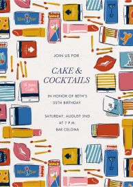 Matchboxes - Birthday Invitation by kate spade new york