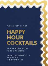 Wiggly Squiggle - Happy Hour Invitation by Paperless Post