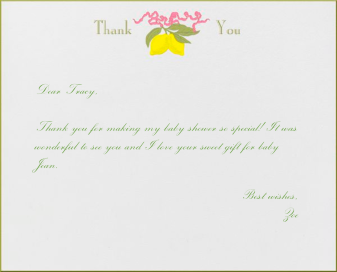 Lemons - Thank You Card by Paperless Post