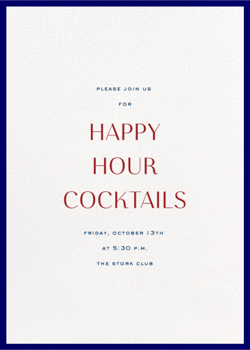 Contorno - Party Invitation by Paperless Post