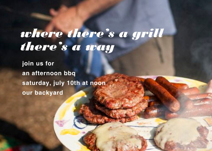 Full Page Photo - BBQ Invitation by Paperless Post