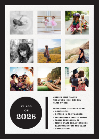 Academic Review - Graduation Announcement by The Indigo Bunting