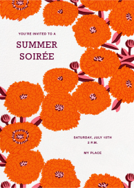 Marigold Hour - Summer Party Invitation by Marimekko