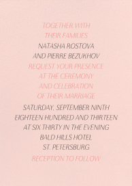 Insigne II - Wedding Invitation by Paperless Post